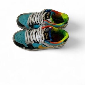 Nike Women Blue and Black Sneakers